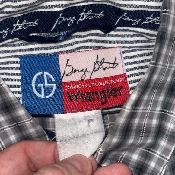 George Straight Cowboy Cut Collection Men’s Button Down Long Sleeve Shirt Sz *L - Picture 6 of 9